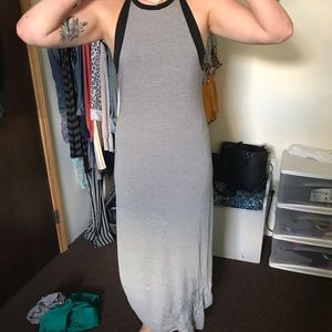 High neck dress